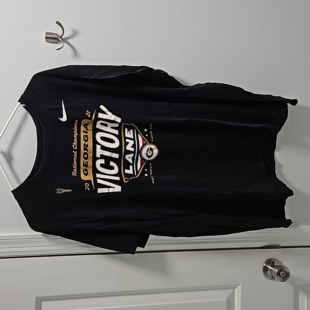 Black Nike UGA national championship shirt